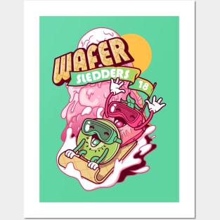 Wafer Sledders Posters and Art